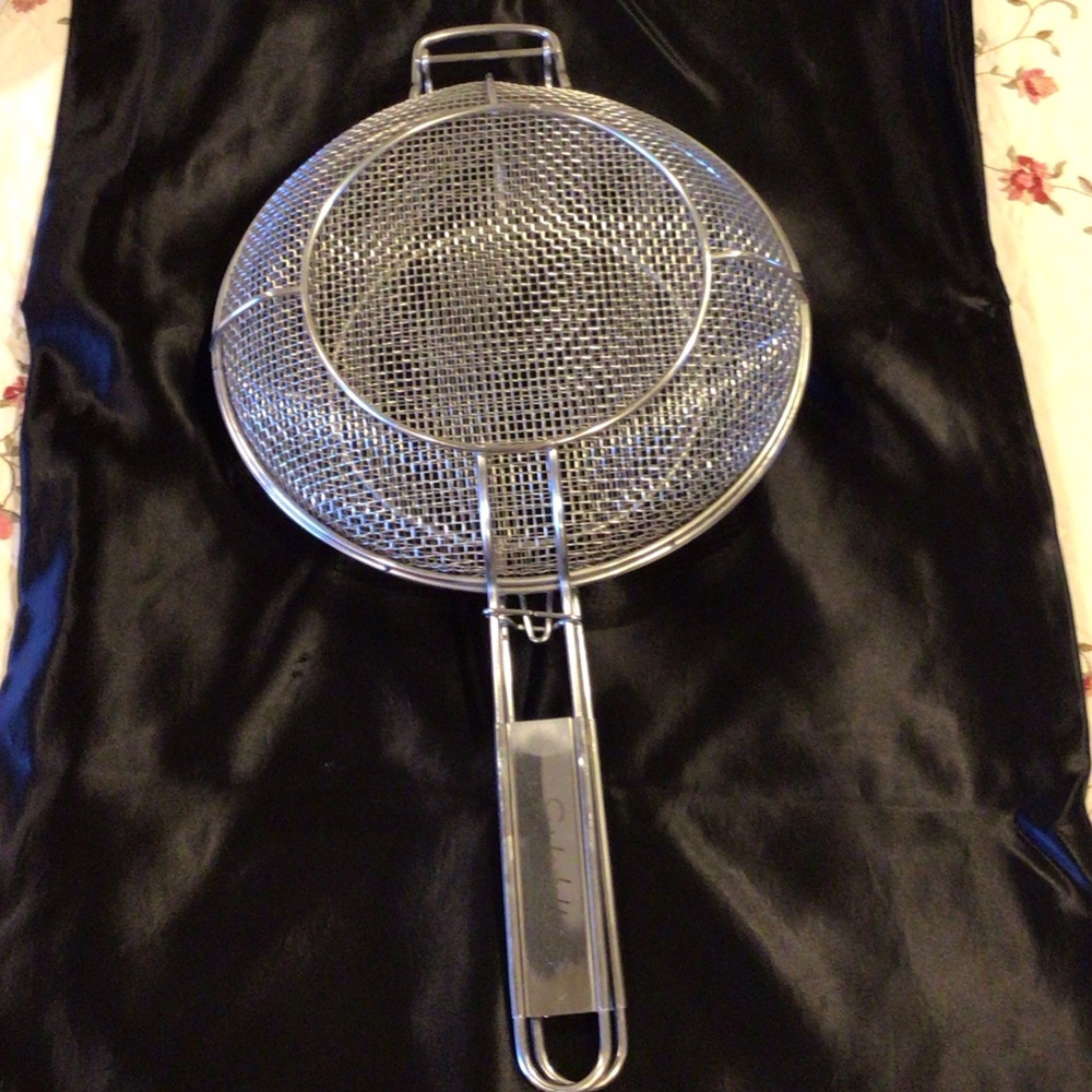 Premium Silver Mesh Grill Basket